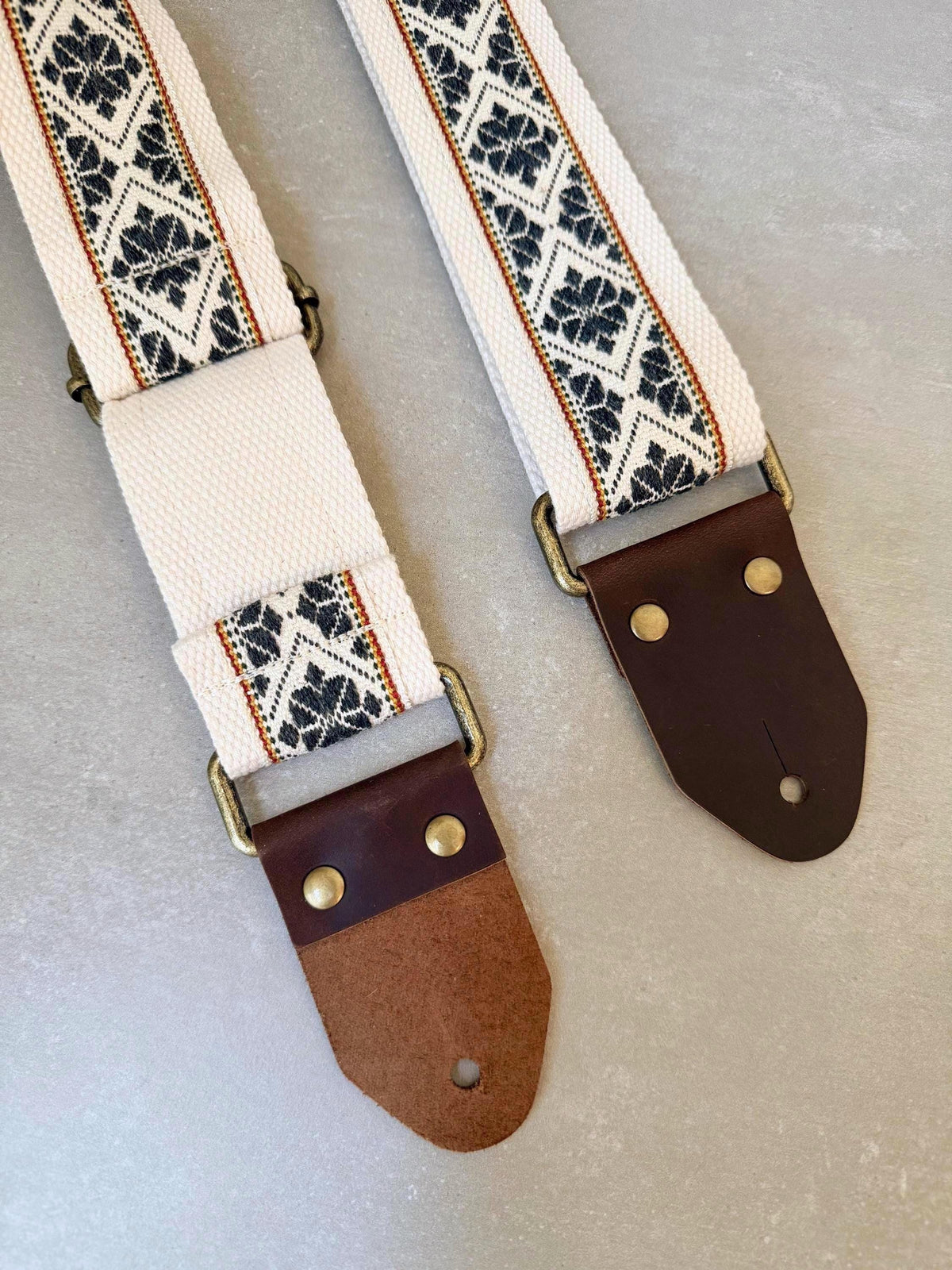 Boho Woven Cotton Guitar Strap