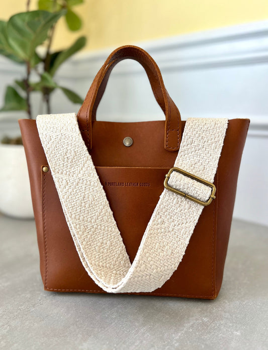 Diamond Woven Cotton Bag Strap