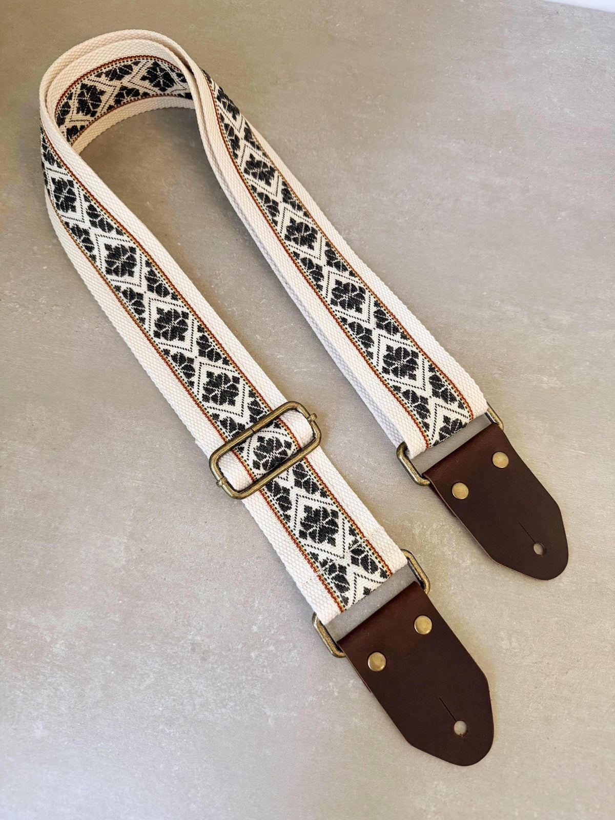 Boho Woven Cotton Guitar Strap